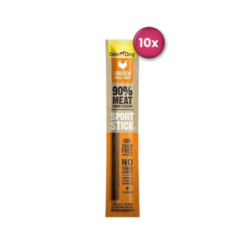 Gimdog Sport Sticks Tavuk Etli Tahılsız Köpek Ödül Çubuğu 10 Adet 12 Gr - 1