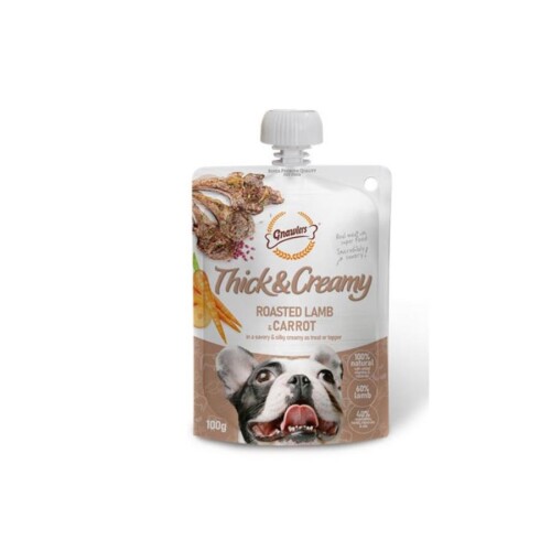 Gnawlers Kızartılmış Kuzu ve Havuç Aromalı Krema Köpek Ödül Maması 100gr - 1