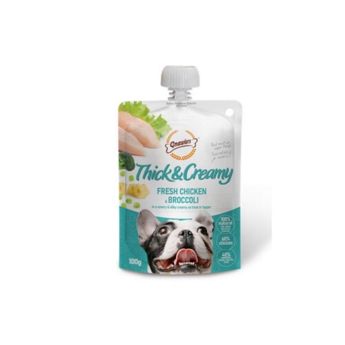 Gnawlers Tavuk ve Brokolili Krema Köpek Ödül Maması 100gr - 1
