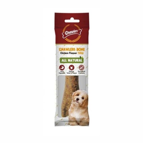 Gnawlers Tavuklu Köpek Ödül Kemiği M 12,5 cm 95 gr - 1