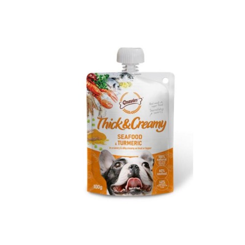 Gnawlers Zerdeçallı ve Deniz Ürünlü Krema Köpek Ödül Maması 100gr - 1