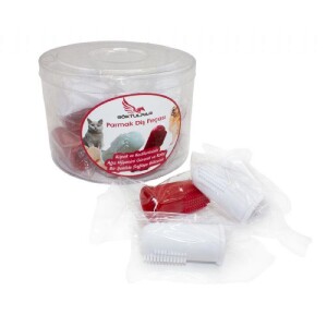 Göktulpar Kedi ve Köpekler İçin Parmak Diş Fırçası - Göktulpar