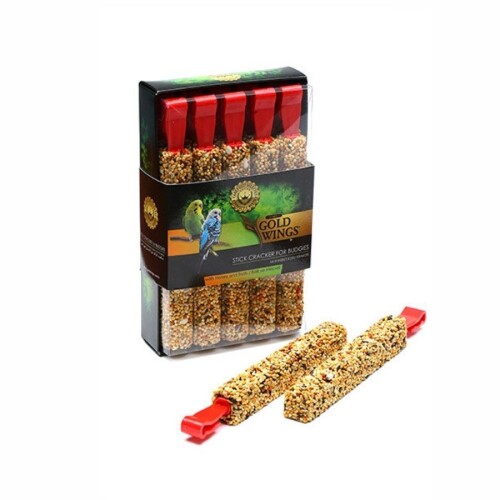 Gold Wings Premium Ballı Meyveli Muhabbet Kuşu Krakeri 10'lu - 1