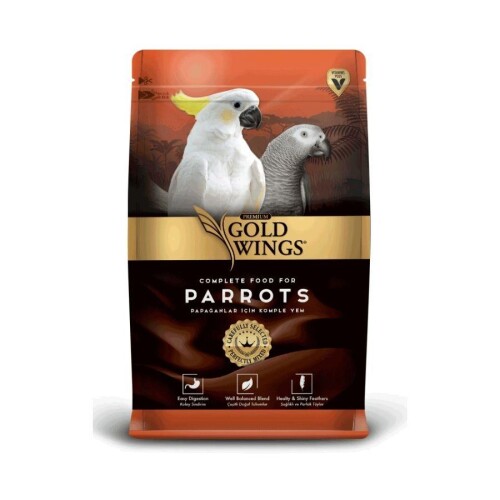 Gold Wings Premium Papağan Kuş Yemi 1 kg - 1
