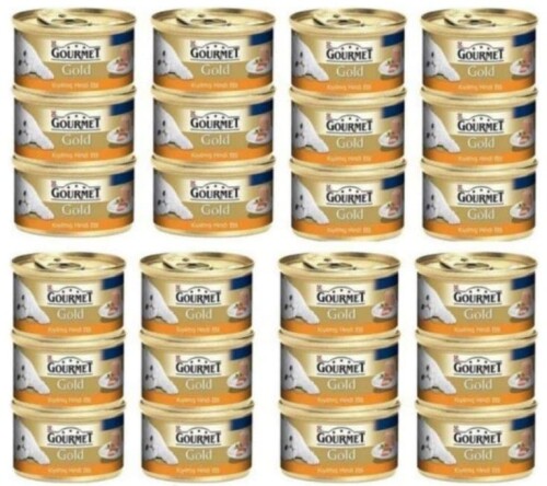 Gourmet Gold Kıyılmış Hindi Etli Konserve Yetişkin Kedi Maması 24 X 85 gr - 1