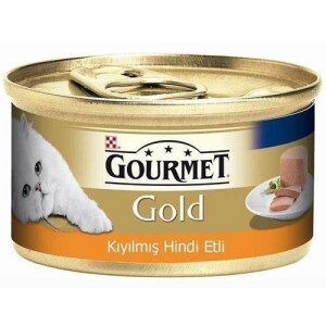 Gourmet Gold Kıyılmış Hindi Etli Yetişkin Kedi Konservesi 85 gr - Gourmet Gold