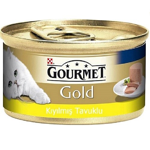 Gourmet Gold Kıyılmış Tavuklu Yetişkin Kedi Konservesi 85 gr - 1