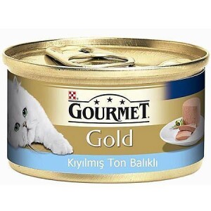 Gourmet Gold Kıyılmış Ton Balıklı Yetişkin Kedi Konservesi 85 gr - Gourmet Gold