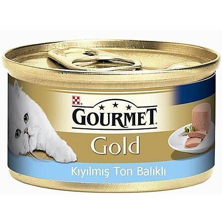Gourmet Gold Kıyılmış Ton Balıklı Yetişkin Kedi Konservesi 85 gr - 1