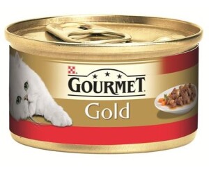 Gourmet Gold Parça Sığır Etli Soslu Yetişkin Kedi Konservesi 85 gr 24 Adet - Gourmet Gold
