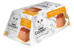 Gourmet Gold Revelations Tavuk Etli Ezme Yetişkin Kedi Konservesi 2 X 57 gr - Gourmet Gold
