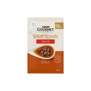 Gourmet Gold Soup Royale Sığır Etli Yetişkin Kedi Çorbası 45 Gr - Gourmet Gold