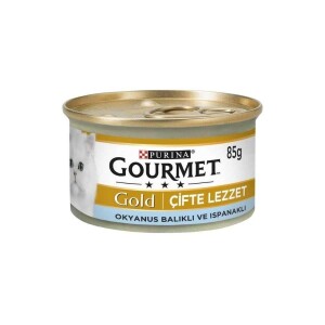 Gourmet Gold Okyanus Balıklı Yetişkin Kedi Konservesi 85 Gr - Gourmet Gold