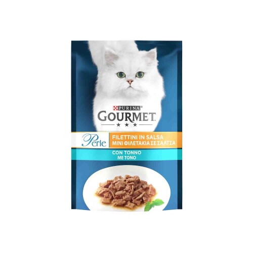 Gourmet Perle Pouch Izgara Ton Balıklı Yetişkin Kedi Konservesi 85 gr - 1