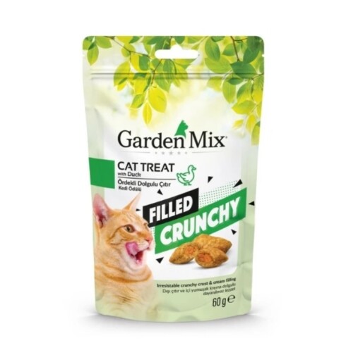 Garden Mix Ördekli İçi Dolgulu Kedi Ödülü 60 Gr - 1