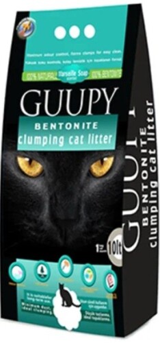Guupy Marsilya Sabun Kokulu Bentonit Kedi Kumu 10 Lt - 1