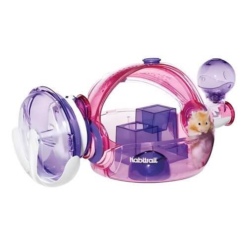 Habitrail Ovo Home Hamster Kafesi Pembe - 1
