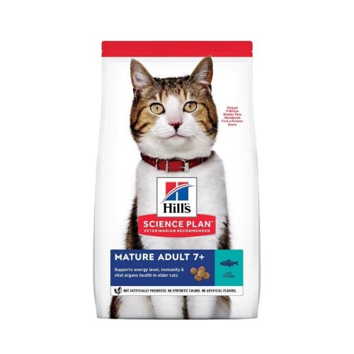Hill's SCIENCE PLAN +7 Somonlu Yaşlı Kedi Maması 1,5 kg - 1