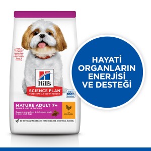 Hill's SCIENCE PLAN +7 Yaşlı Küçük ve Mini Irk Tavuklu Köpek Maması 1,5 kg - 6