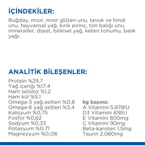 Hill's SCIENCE PLAN Mature +7 Ton Balıklı Yaşlı Kedi Maması 1,5 kg - 4