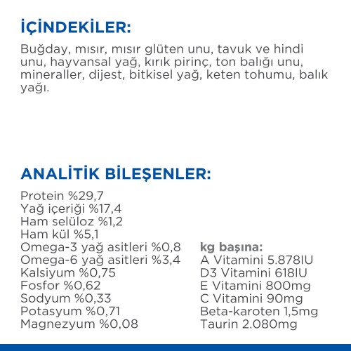 Hill's SCIENCE PLAN Mature +7 Ton Balıklı Yaşlı Kedi Maması 1,5 kg - 4