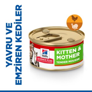 Hill's SCIENCE PLAN Emziren Anne ve Yavru Kediler İçin Püre Konserve 85 gr - 1