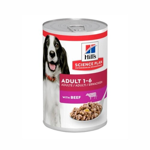 Hill's SCIENCE PLAN Biftekli Orta Irk Yetişkin Köpek Konservesi 370 Gr