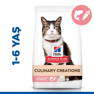 Hill's SCIENCE PLAN Gurme Lezzet Somonlu ve Havuçlu Yetişkin Kedi Maması 10 kg - Hill's Science Plan