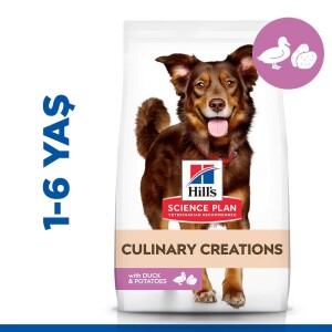 Hill's SCIENCE PLAN Gurme Lezzet Yetişkin Orta Irk Ördek ve Patatesli Köpek Maması 14 kg - Hill's Science Plan