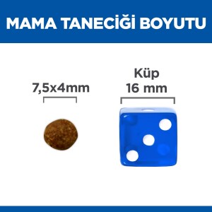 Hill's SCIENCE PLAN Hassas Mide & Deri Yetişkin Küçük ve Mini Irk Tavuklu Köpek Maması 1,5 kg - 2