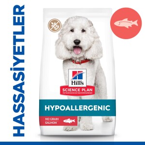 Hill's SCIENCE PLAN Hypoallergenic Somonlu Orta Irk Yetişkin Köpek Maması 2,5 kg - Hill's Science Plan