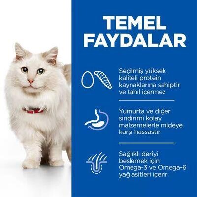 Hill's SCIENCE PLAN Hypoallergenic Yumurta ve Böcek Proteinli Yetişkin Kedi Maması 7 Kg - 2