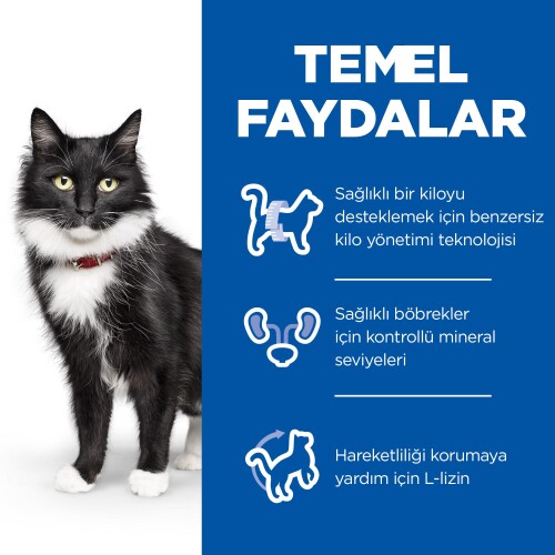 Hill's SCIENCE PLAN Kısırlaştırılmış +7 Yaşlı Tavuklu Kedi Maması 1,5 kg - 3