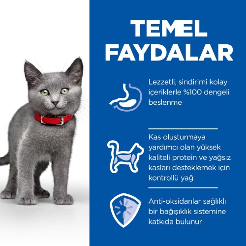 Hill's SCIENCE PLAN Kısırlaştırılmış Tavuklu Yavru Kedi Maması 1,5 kg - 3