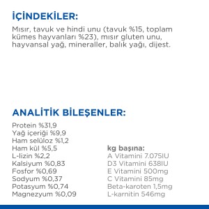 Hill's SCIENCE PLAN Kısırlaştırılmış Yetişkin Tavuklu Kedi Maması 3 kg - 2