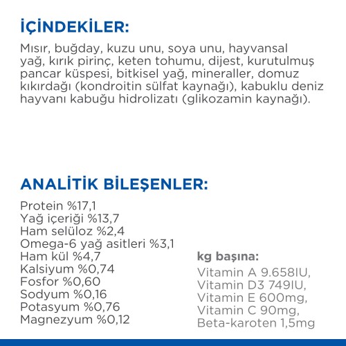 Hill's SCIENCE PLAN +7 Yaşlı Orta Irk Kuzulu ve Pirinçli Köpek Maması 14 kg - 2
