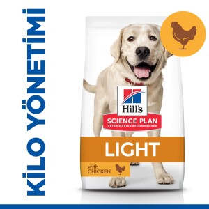 Hill's SCIENCE PLAN Light Yetişkin Büyük Irk Tavuklu Köpek Maması 14 kg - Hill's Science Plan
