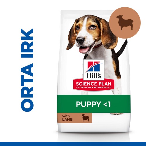 Hill's SCIENCE PLAN Orta Irk Kuzulu ve Pirinçli Yavru Köpek Maması 12 kg + 2 kg - 1