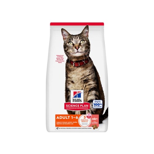Hill's Science Plan Somonlu Yetişkin Kedi Maması 1,5 Kg - 1
