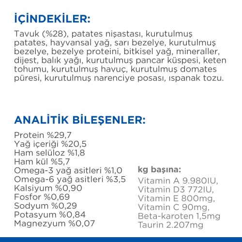 Hill's SCIENCE PLAN Tahılsız Yetişkin Tavuklu Kedi Maması 1,5 kg - 5