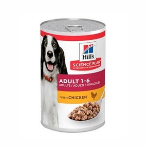 Hill's SCIENCE PLAN Tavuk Etli Orta Irk Yetişkin Köpek Konservesi 370 Gr - Hill's Science Plan