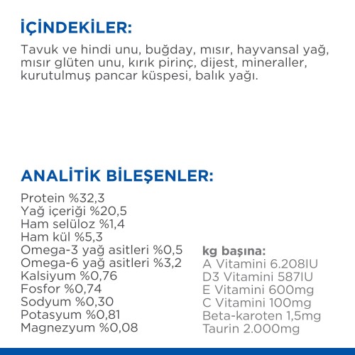 Hill's SCIENCE PLAN Yetişkin Tavuklu Kedi Maması 3 kg - 4
