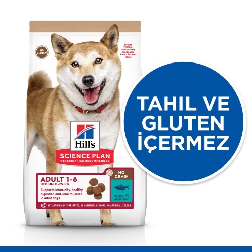 Hill's SCIENCE PLAN Ton Balıklı Tahılsız Yetişkin Kuru Köpek Maması 12 kg - 4