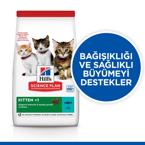 Hill's SCIENCE PLAN Ton Balıklı Yavru Kedi Maması 5 kg + 2 kg - 2