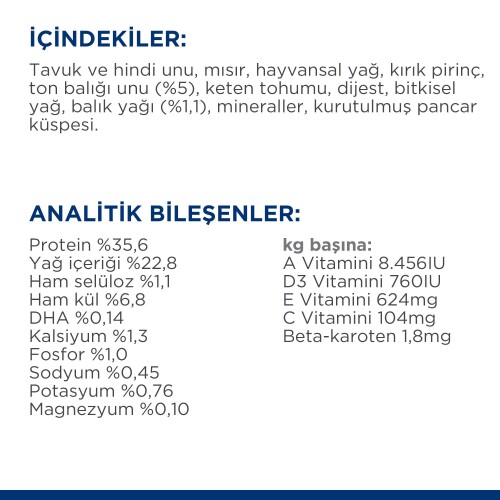 Hill's SCIENCE PLAN Ton Balıklı Yavru Kedi Maması 1,5 kg - 4