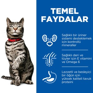 Hill's SCIENCE PLAN Üriner Sağlık +1 Yetişkin Tavuklu Kedi Maması 1,5 kg - 4