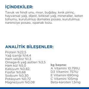 Hill's SCIENCE PLAN Yetişkin Küçük ve Mini Irk Tavuklu Köpek Maması 1,5 kg - 3
