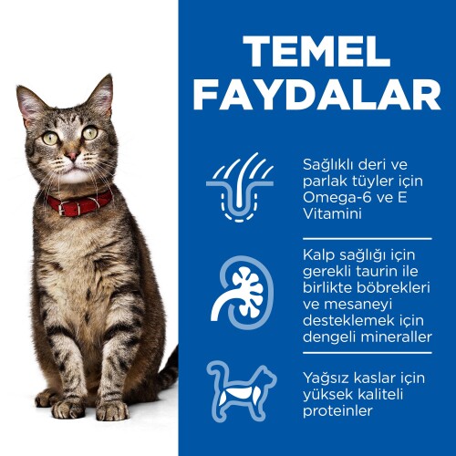 Hill's SCIENCE PLAN Yetişkin Kuzulu Kedi Maması 1,5 kg - 3