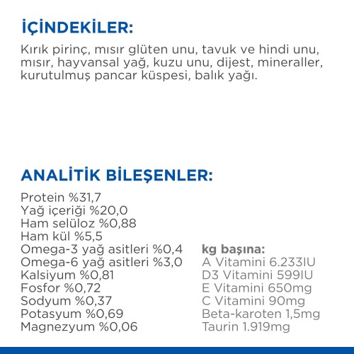Hill's SCIENCE PLAN Yetişkin Kuzulu Kedi Maması 1,5 kg - 4