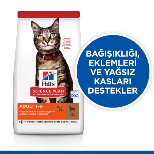 Hill's SCIENCE PLAN Yetişkin Kuzulu Kedi Maması 8 + 2 kg - 2